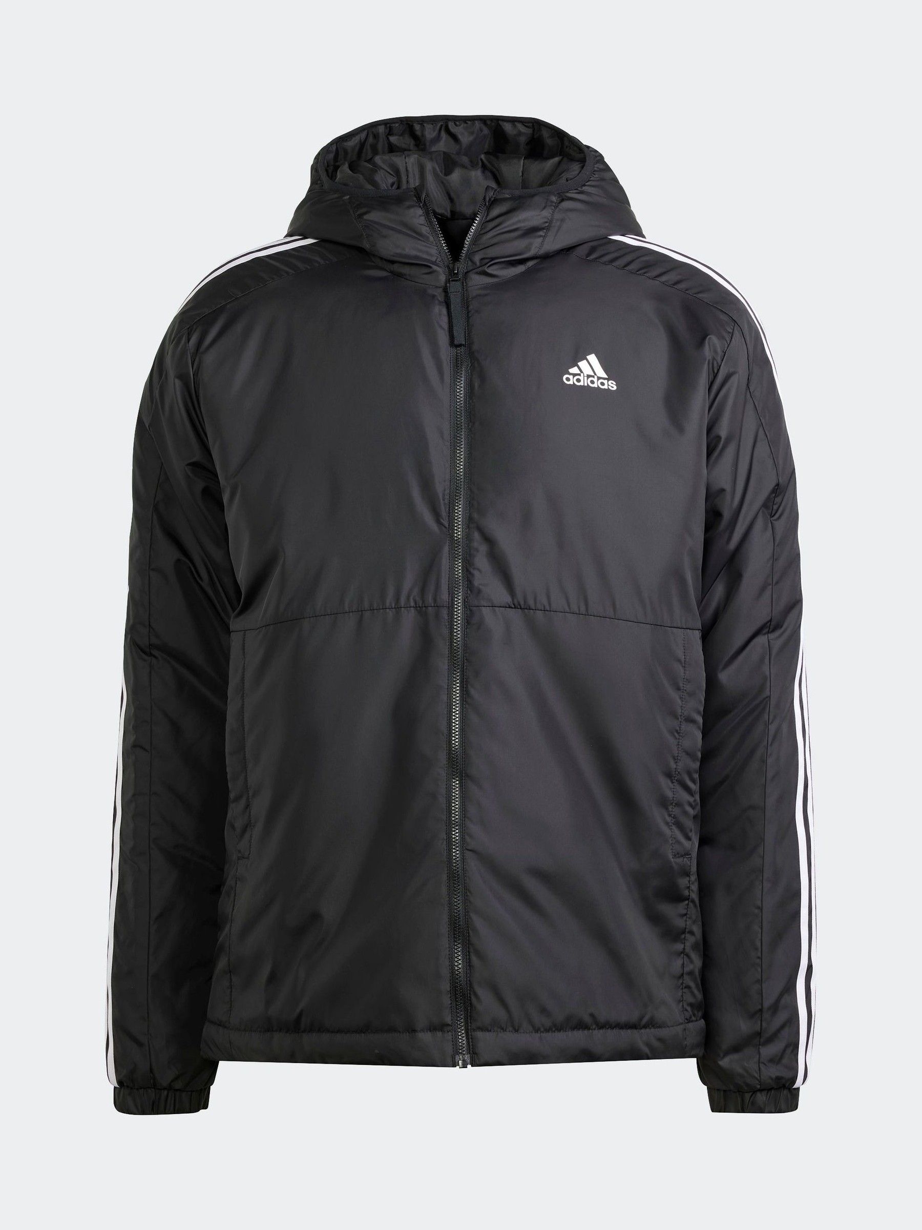 Buy adidas Terrex Black Essentials 3 Stripes Insulated Hooded Jacket from Next Luxembourg