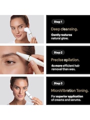 Braun White FaceSpa Pro Facial Epilator + 3 Extras - Image 3 of 6