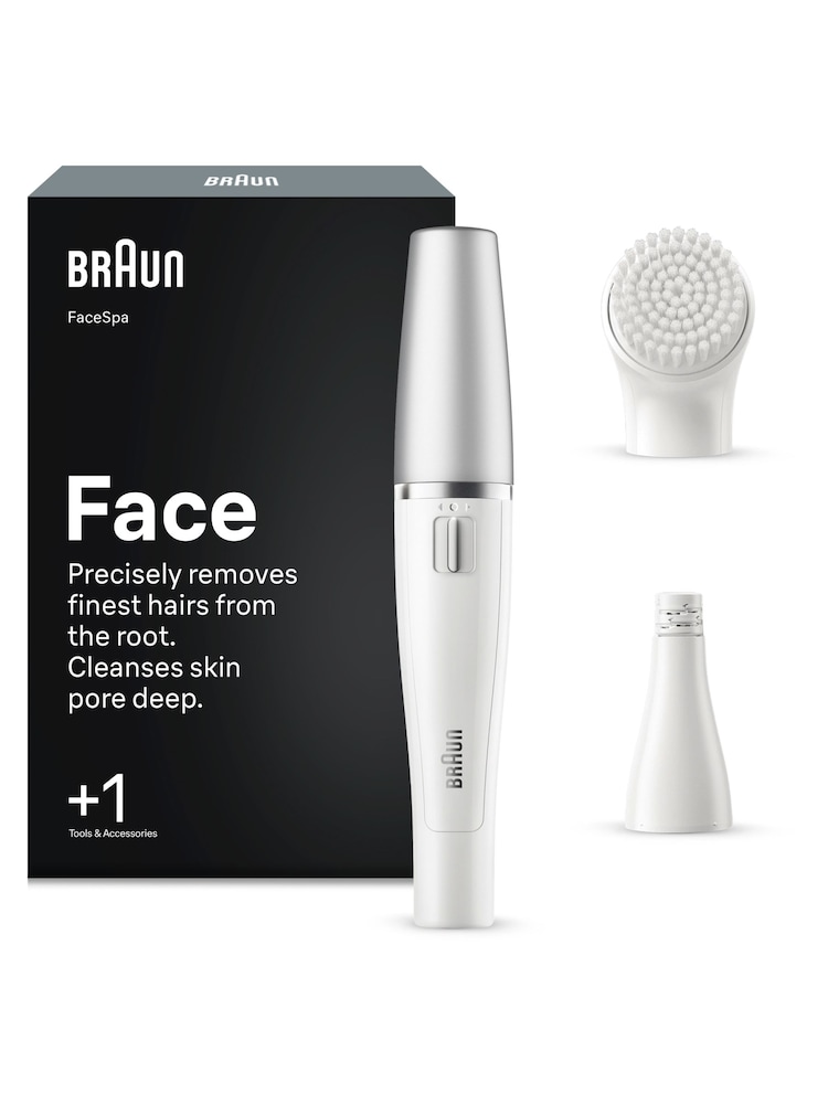 Braun White FaceSpa + 1 Extra, 810 Trimmers - Image 1 of 6 Braun White FaceSpa + 1 Extra, 810 Trimmers - Image 1 of 6