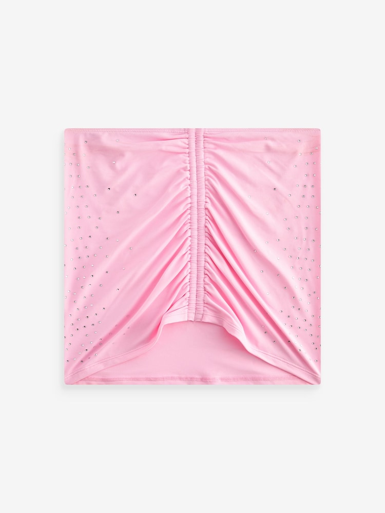 Victoria's Secret Pink Diamanté Swim Skirt - Image 4 of 4