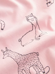 Pink/Grey Llama Joggers Pyjamas 3 Pack (3-16yrs) - Image 10 of 10