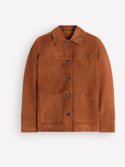 Boden Brown Fife Suede Chore Jacket - Image 6 of 6