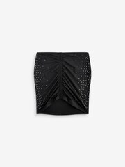 Victoria's Secret Black Diamanté Swim Skirt - Image 6 of 6