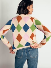 كريمي Argyle - سترة كارديغان Ariadne من Boden - صورة 3 من 6