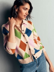 كريمي Argyle - سترة كارديغان Ariadne من Boden - صورة 4 من 6