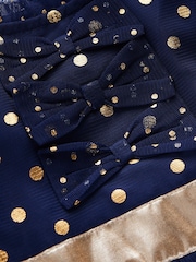 Azul - Vestido de fiesta metalizado de tul de Boden - Imagen 3 de 3