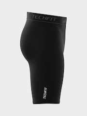 adidas Black TECHFIT Compression Training Short Tights - Image 10 of 14