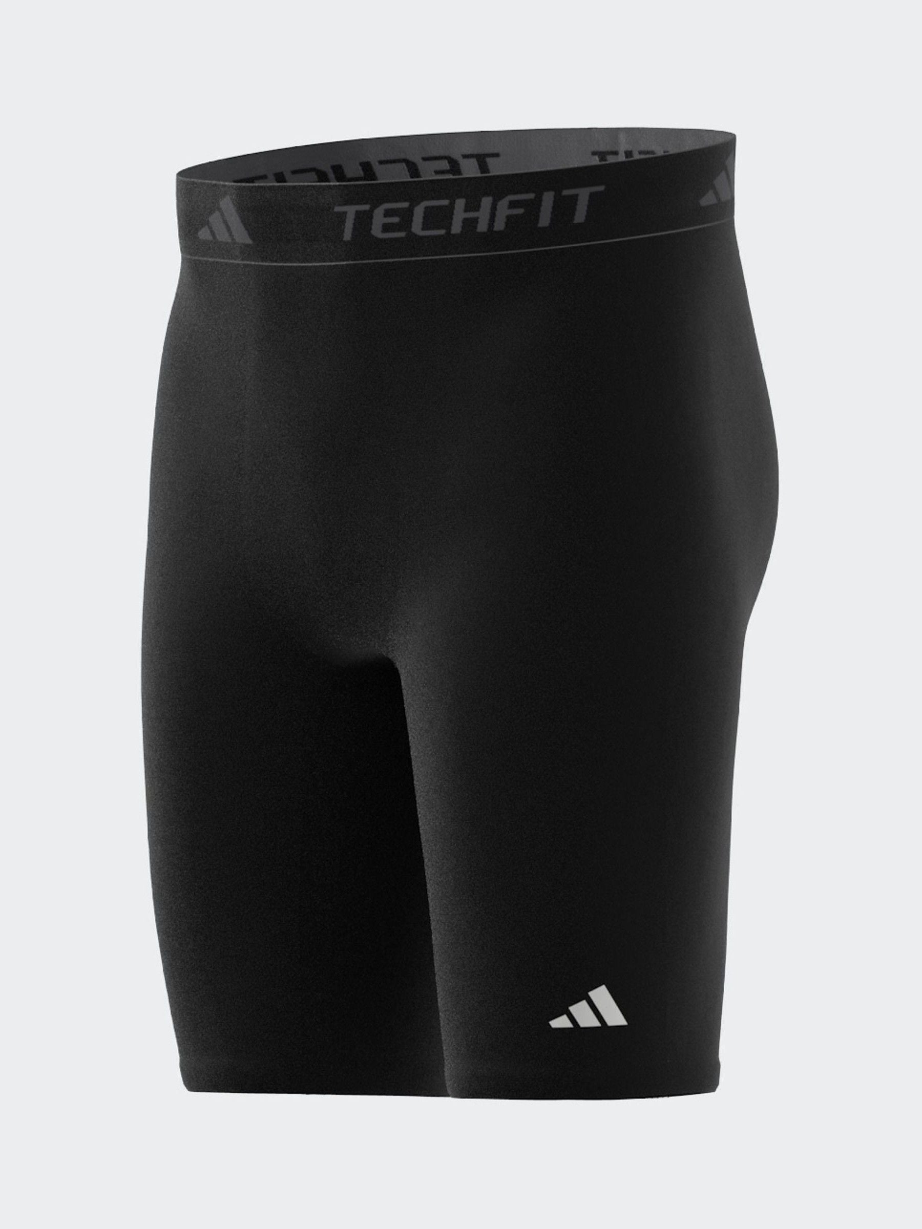 Buy adidas Black TECHFIT Compression Training Short Tights from