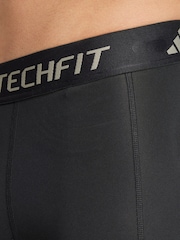 adidas Black TECHFIT Compression Training Short Tights - Image 5 of 14