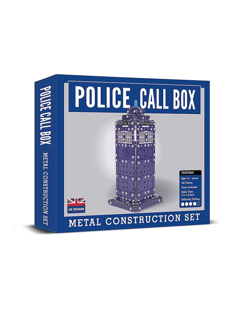 Replica Police Box Buy Coach House Partners Blue Police Call Box Metal Construction Set ...