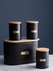 Typhoon Black Otto Tea, Coffee & Sugar Storage - Image 2 of 3