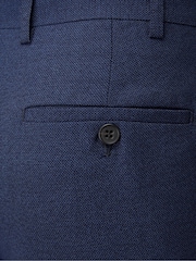 Skopes Navy Blue Harcourt Tapered Fit Suit Trousers - Image 3 of 4