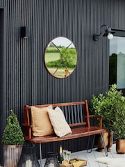 Ivyline Black Garden Portofino Curve Wirework Lantern - Image 2 of 4