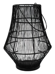Ivyline Black Garden Portofino Curve Wirework Lantern - Image 3 of 4