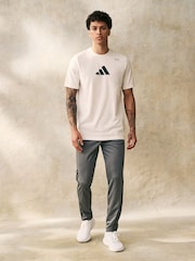adidas Brown All Gym Graphic T-Shirt - Image 3 of 5