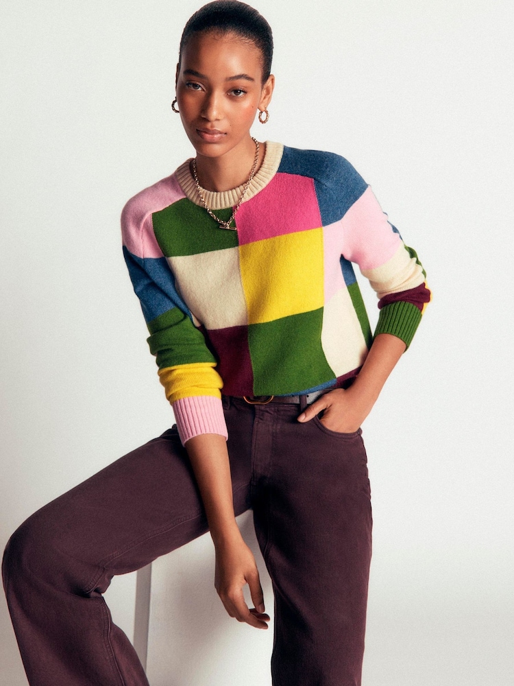 Boden Red Ariadne Jumper with Wool - Image 1 of 7 Boden Red Ariadne Jumper with Wool - Image 1 of 7