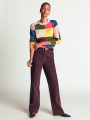 Boden Red Ariadne Jumper with Wool - Image 4 of 7