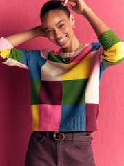 Boden Red Ariadne Jumper with Wool - Image 5 of 7