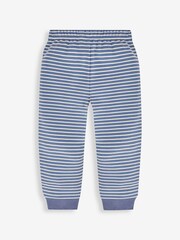 JoJo Maman Bébé Indigo Blue The Gruffalo Striped Cotton Pyjamas - Image 3 of 5