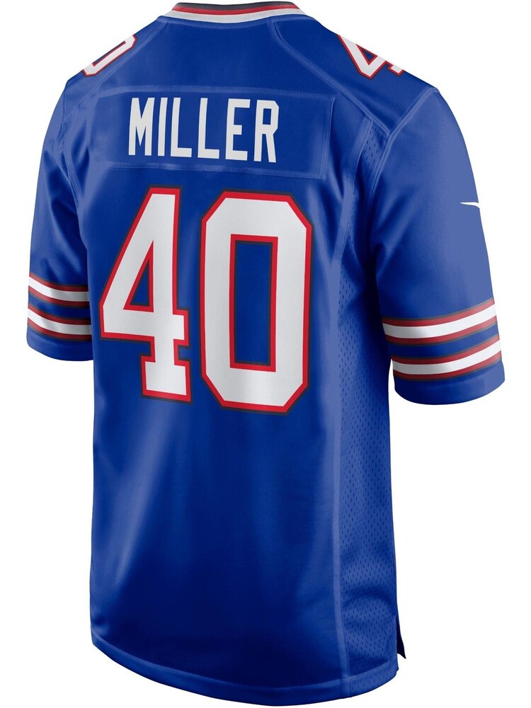 Nike Blue NFL Buffalo Bills Home Game Jersey - Royal - Von Miller - Image 3 of 3