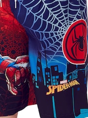 Character Blue Spider-Man Swim Shorts - Image 3 of 5
