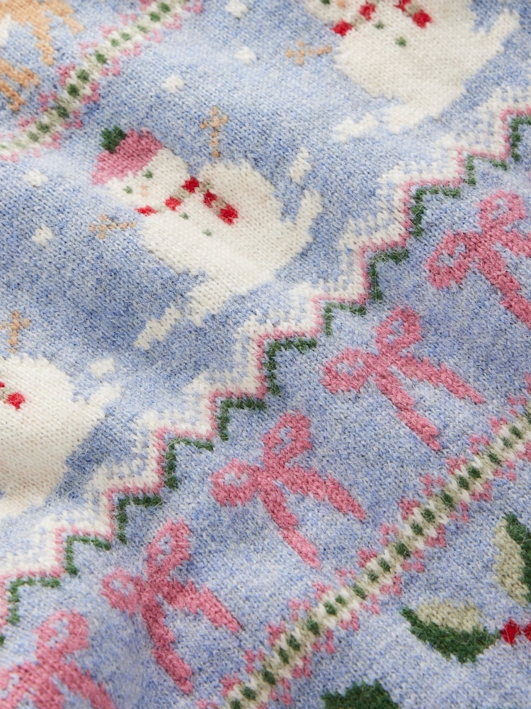 أزرق - كنزة Edie Fairisle من Boden - صورة 6 من 6 أزرق - كنزة Edie Fairisle من Boden - صورة 6 من 6