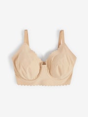 Nude Non Pad Full Cup Microfibre Scallop Edge Bras - Image 4 of 4