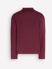 Күлгін - Boden Ruched Neck Long Sleeve T-Shirt - 5суретінің 5 суреті