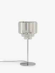 Laura Ashley Chrome Vienna Crystal Table Lamp - Image 4 of 8