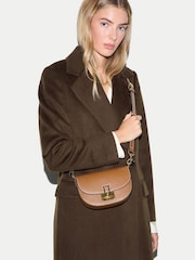 Brun - Jigsaw Leather Mini Saddle Bag - Bilde 1 av 6