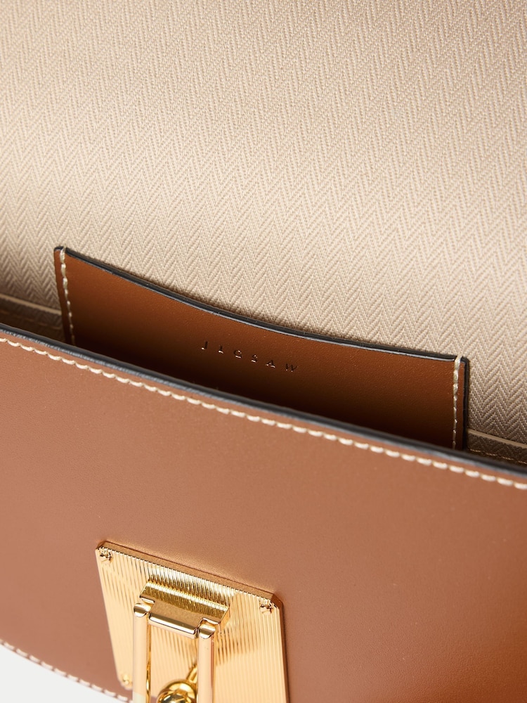 Brun - Jigsaw Leather Mini Saddle Bag - Bilde 6 av 6