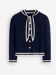Boden Blue Tie Milano Cardigan - Image 4 of 5