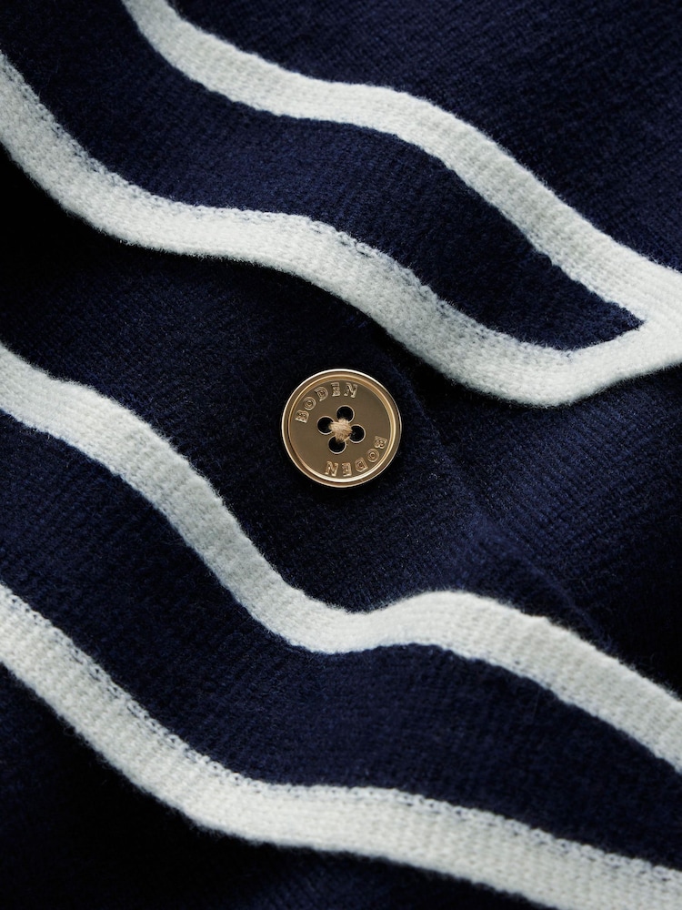 Boden Blue Tie Milano Cardigan - Image 5 of 5 Boden Blue Tie Milano Cardigan - Image 5 of 5