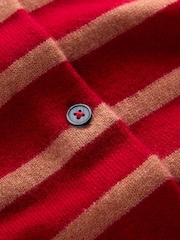 Boden Red Elsie Cashmere Crew Neck Cardigan - Image 7 of 8