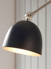 Gallery Home Black Moncton Nickel 1 Bulb Wall Light - Image 7 of 8