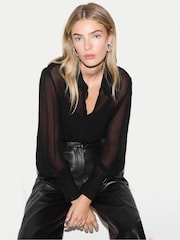 Jigsaw Georgette Frill Blouse - Bilde 1 av 6