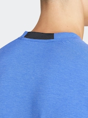 adidas Blue Designed for Training Workout T-Shirt - Image 6 of 7