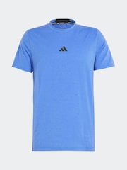 adidas Blue Designed for Training Workout T-Shirt - Image 7 of 7