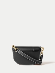 Svart - Jigsaw Leather Mini Saddle Bag - Bilde 6 av 7
