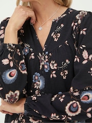 FatFace Black Betty Fall Floral Tunic - Image 3 of 4