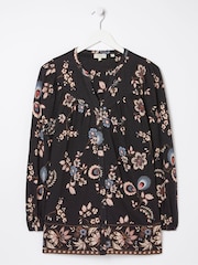 FatFace Black Betty Fall Floral Tunic - Image 4 of 4
