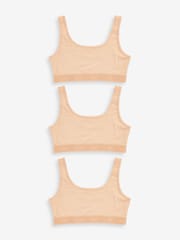 Vanille-Creme - Crop Tops 3er-Pack (5-16 Jahre) - Bild 1 von 3