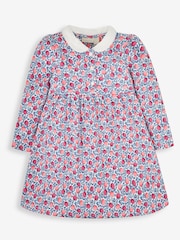JoJo Maman Bébé Pink Apple Peter Pan Dress - Image 1 of 4