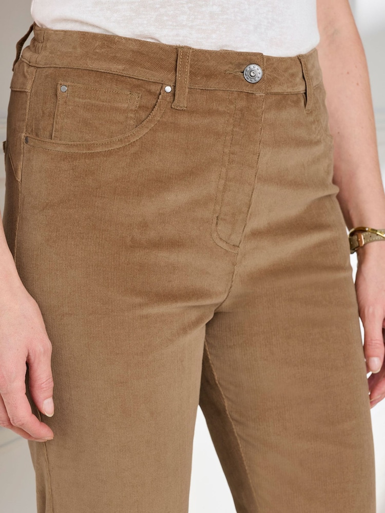 Cotton Traders Caramel Brown Premium Pull On Cord Trousers 31" - Image 4 of 4 Cotton Traders Caramel Brown Premium Pull On Cord Trousers 31" - Image 4 of 4