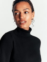 Boden Black Camilla Roll Neck Jumper - Image 2 of 6