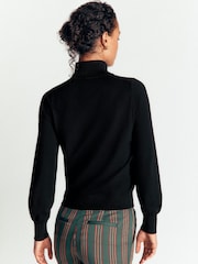 Boden Black Camilla Roll Neck Jumper - Image 3 of 6