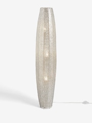 Nickel Large Oriana 3 Light Floor Lamp - Image 2 of 4