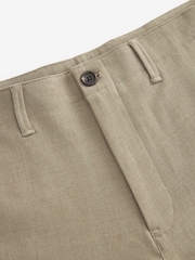 Neutral Relaxed Tapered EDIT Twill Cargo Trousers - Image 7 of 10
