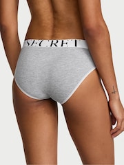 Victoria's Secret Black/Grey/Nude/White/Pink Hipster 5 Pack Exploded Logo Cotton Knickers - Image 3 of 3