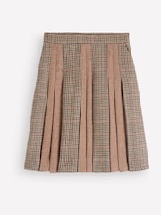 브라운 - Boden Multi Panel Wool Blend Skirt - 6의 이미지 6